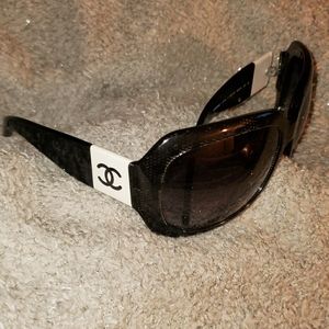 Chanel Lace Effect Sunglasses